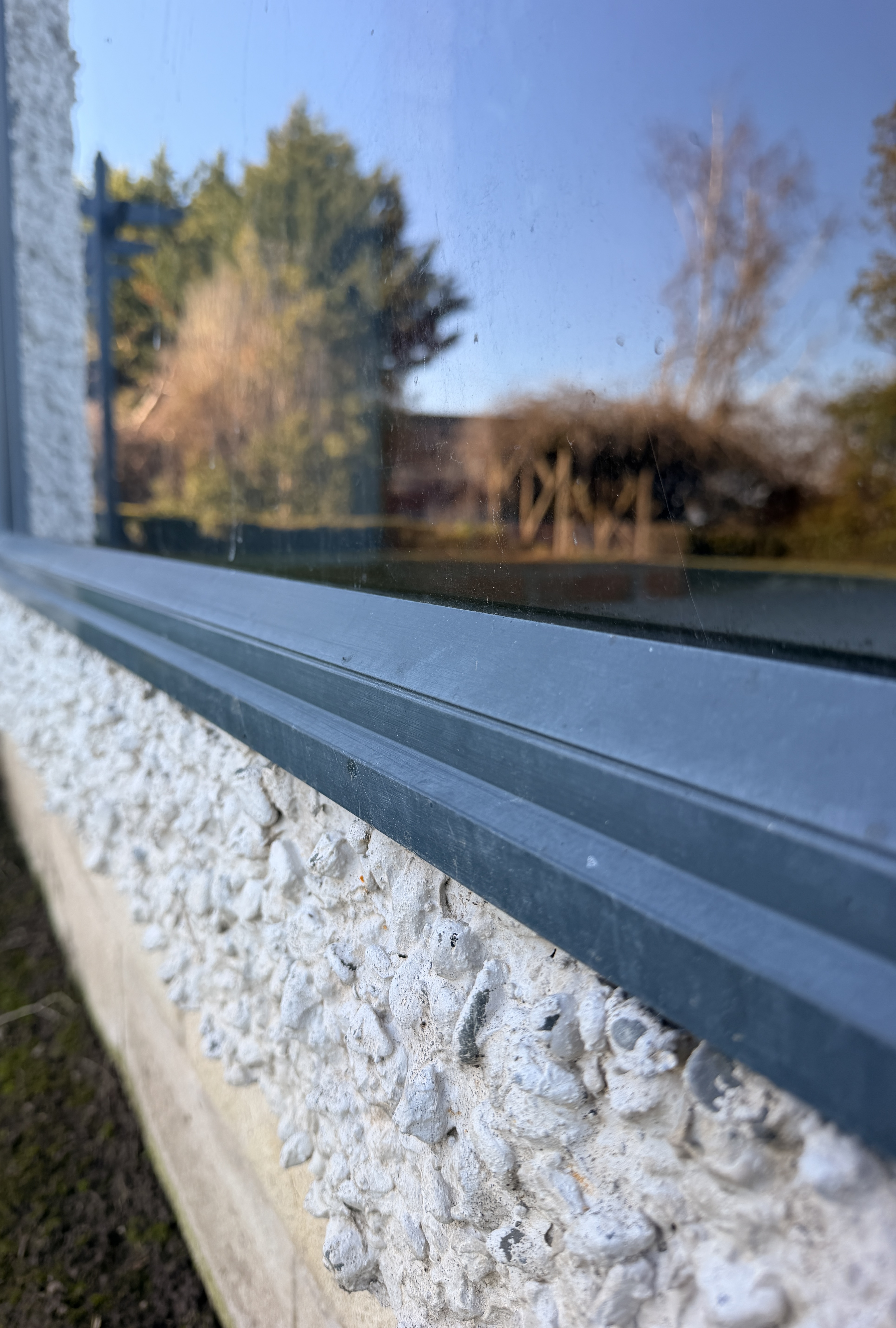 Window frame before treatment